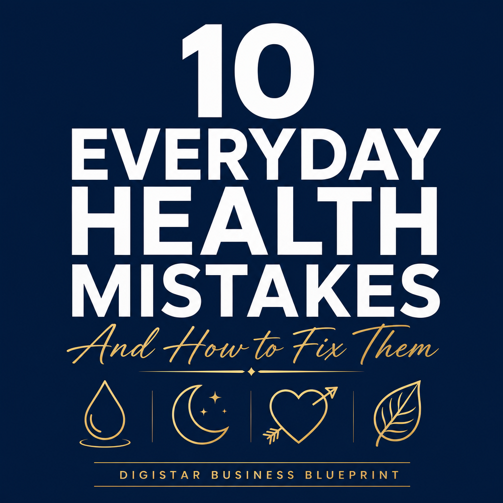 10 Everyday Health Mistakes guide cover